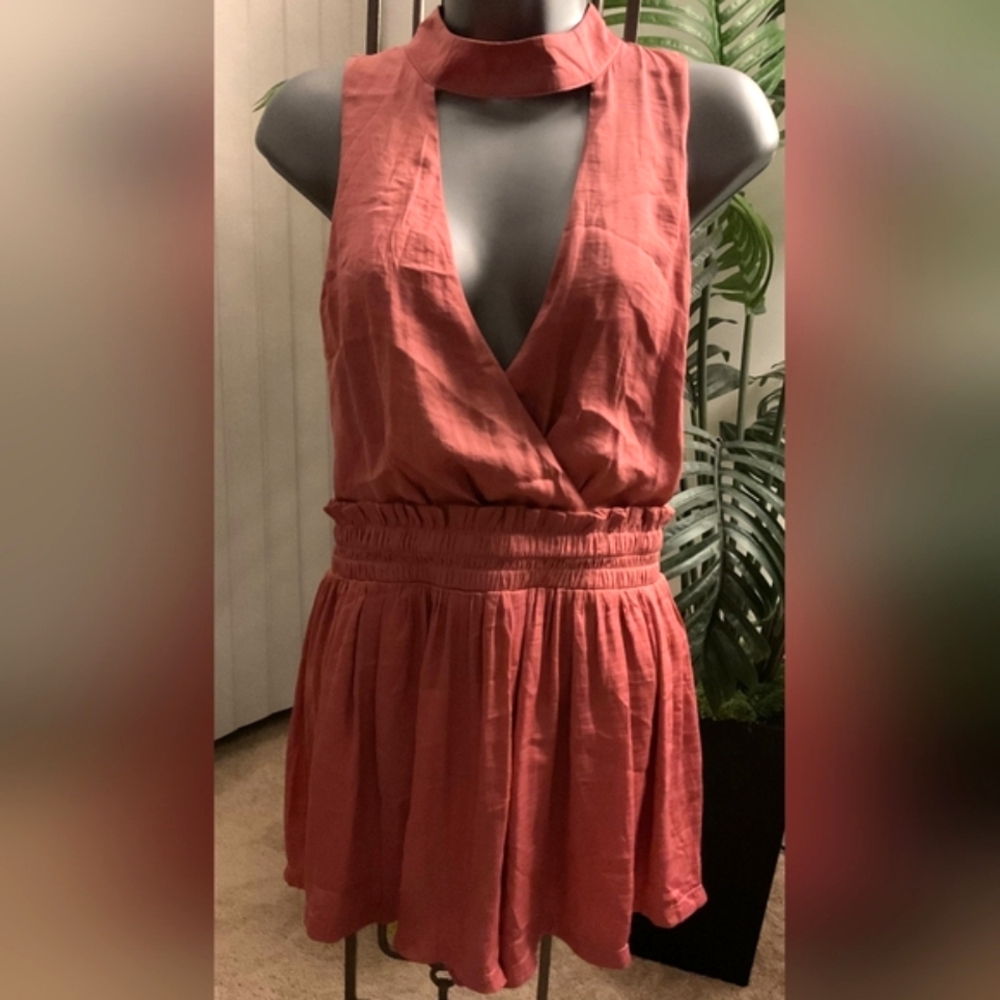 L'ATISTE Class & Sass Coral Romper*Sale